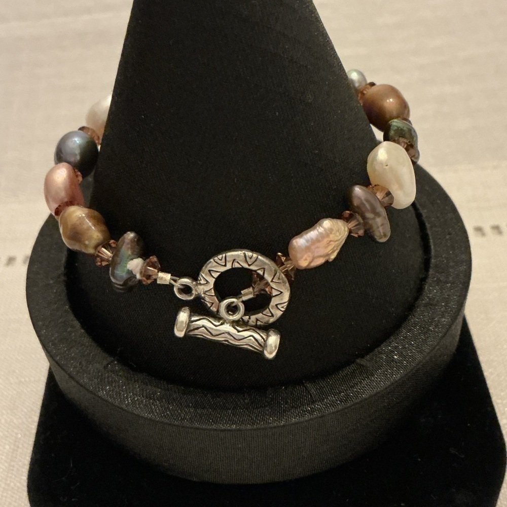 Baroque Pearl Beaded Bracelet - Picture 3 of 4